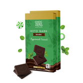 Dark Chocolate Peppermint Keto Bark