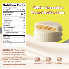 White Chocolate Peanut Butter Cups