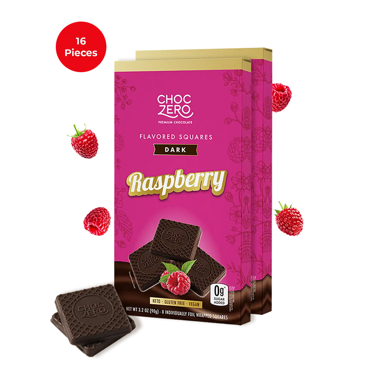 Dark Chocolate Raspberry Squares