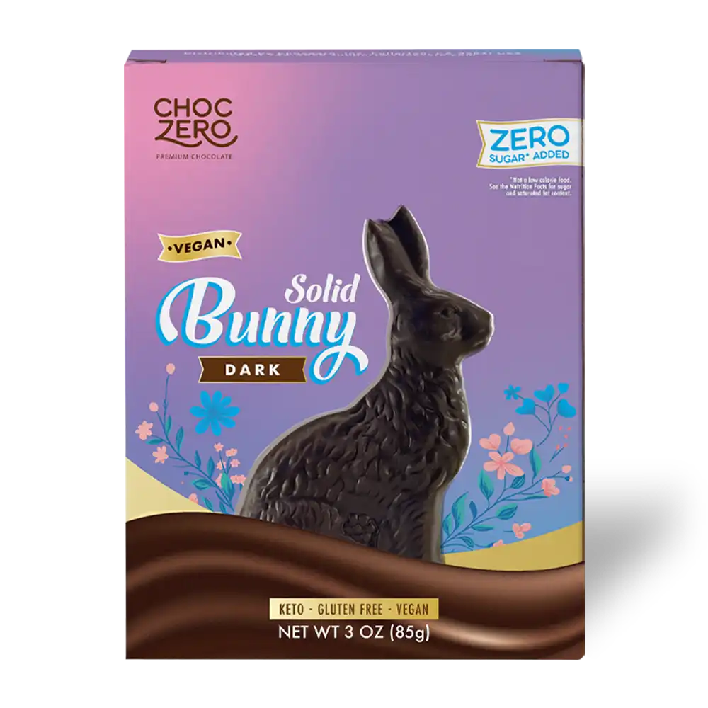Dark Chocolate Vegan Easter Bunny
